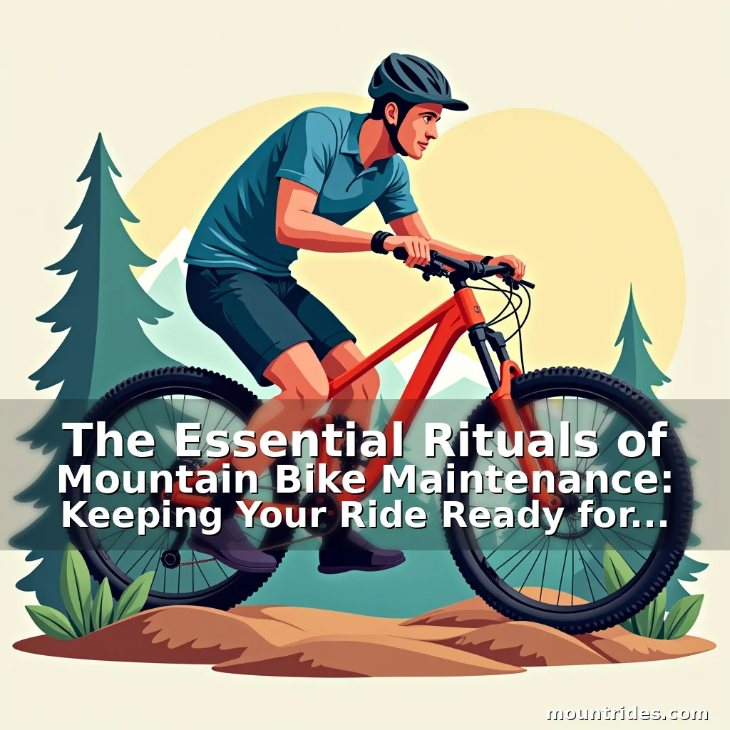 Read more about the article The Essential Rituals of Mountain Bike Maintenance: Keeping Your Ride Ready for Any Terrain