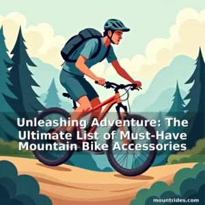 Read more about the article Unleashing Adventure: The Ultimate List of Must-Have Mountain Bike Accessories