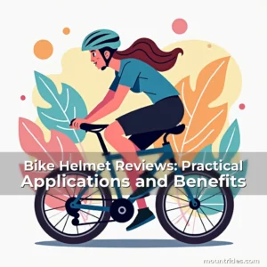Artistic representation for Bike Helmet Reviews: Practical Applications and Benefits