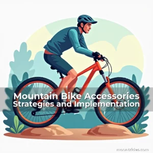 Artistic representation for Mountain Bike Accessories Strategies and Implementation