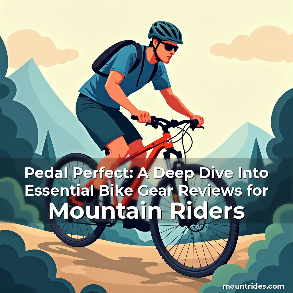 Read more about the article Pedal Perfect: A Deep Dive Into Essential Bike Gear Reviews for Mountain Riders